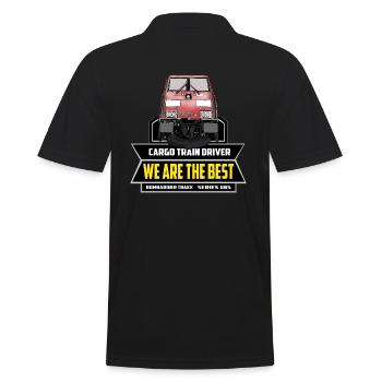 Chauffeur de train de fret - Zugführer Baureihe 185 - Polo Homme - noir - Dos - Kai (181cm)