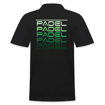 Padel Padel Tennis Padel Tennis Sport Paddle - Polo Homme - noir - Dos - Kai (181cm)