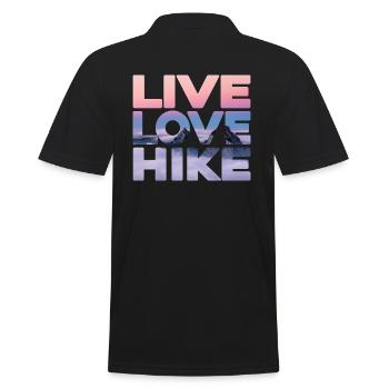 Randonnée Servus Alpine Randonnée en montagne LIVE LOVE HIKE - Polo Homme - noir - Dos - Kai (181cm)