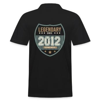 anniversaire 2012 legendaire 10 ans - Polo Homme - noir - Dos - Kai (181cm)