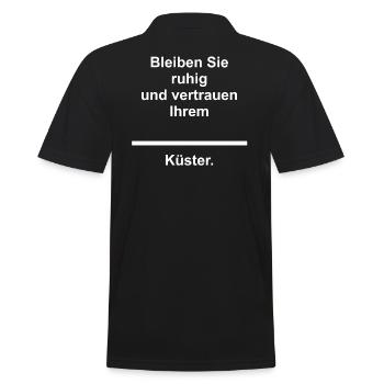 Faites confiance à vos cadeaux de profession - Polo Homme - noir - Dos - Kai (181cm)