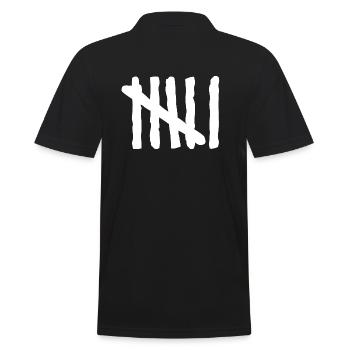 tally - Men's Polo Shirt - black - Back - Kai (181cm)