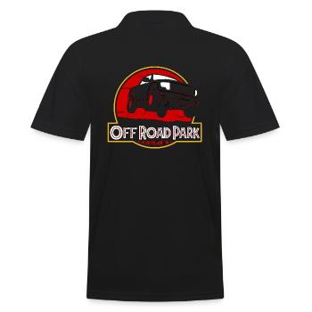 Offroad park off-road vehicle four-wheel drive gift idea - Men's Polo Shirt - black - Back - Kai (181cm)