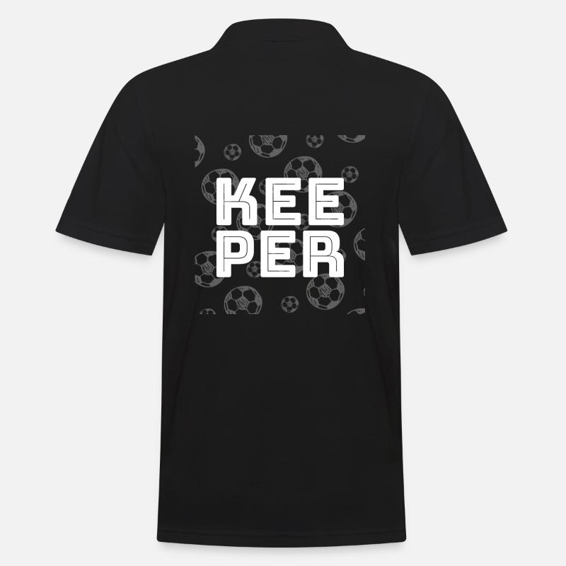 KEEPER - Männer Poloshirt - Schwarz