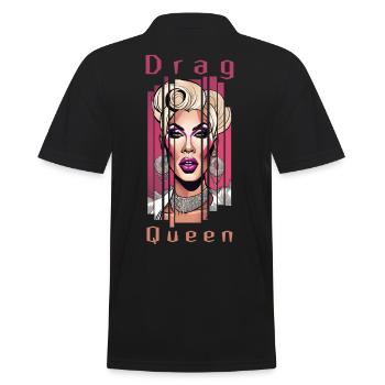 Drag Queen - Polo Homme - noir - Dos - Kai (181cm)
