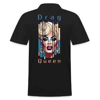 DragQueen - Polo Homme - noir - Dos - Kai (181cm)