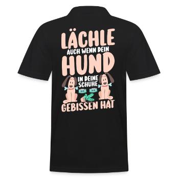 Chien Propriétaire De Chien Propriétaire De Chien Motif Chiens - Polo Homme - noir - Dos - Kai (181cm)