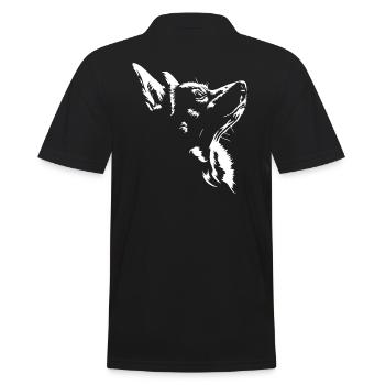 Corgi Chien Gallois Corgi Pembroke Wilsigns - Polo Homme - noir - Dos - Kai (181cm)