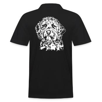 Goldendoodle Portrait Labradoodle Chiens Wilsigns - Polo Homme - noir - Dos - Kai (181cm)