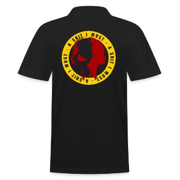 Outlaw - Men's Polo Shirt - black - Back - Kai (181cm)