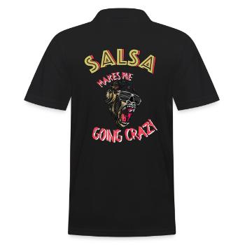 La salsa me rend folle - Polo Homme - noir - Dos - Kai (181cm)
