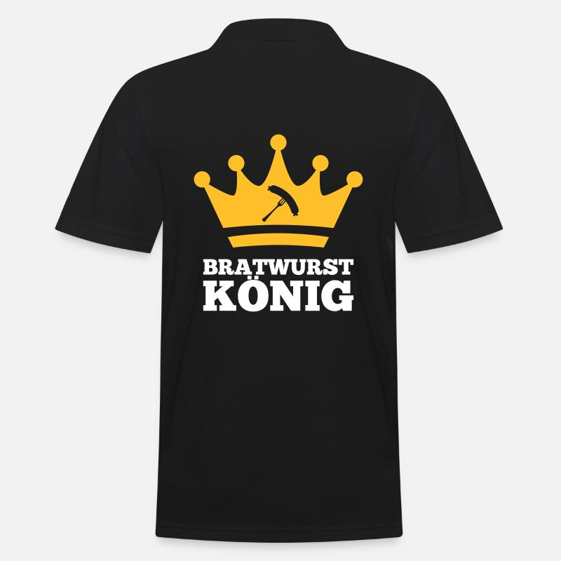 Bratwurst King - Polo Homme - noir