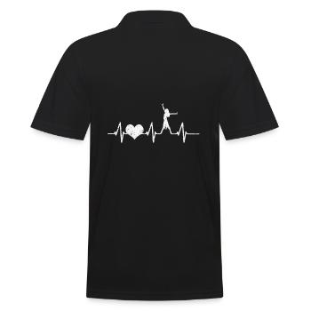 Mon coeur bat pour La Danse Battement de Coeur Danse - Polo Homme - noir - Dos - Kai (181cm)