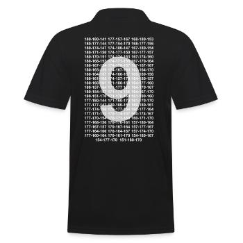 9 dard lumière - Polo Homme - noir - Dos - Kai (181cm)