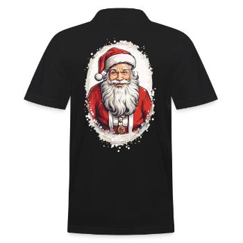 Père Noël magique nordique - Polo Homme - noir - Dos - Kai (181cm)