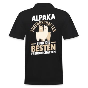 Alpaga - Polo Homme - noir - Dos - Kai (181cm)