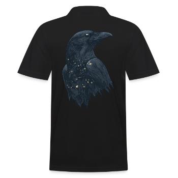 Corbeau - Polo Homme - noir - Dos - Kai (181cm)