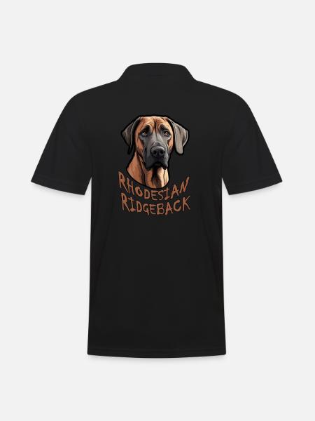 Rhodesian Ridgeback Dog - Men's Polo Shirt - black