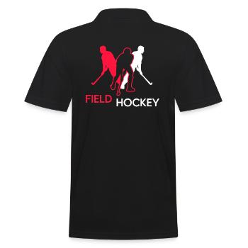 Hockey Hockey sur gazon Gazon artificiel Hockey Joueurs de hockey - Polo Homme - noir - Dos - Kai (181cm)