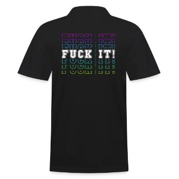 MERDE! -> Réflexions finales avant toute décision - Polo Homme - noir - Dos - Kai (181cm)