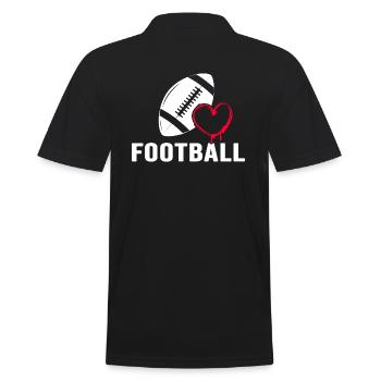 Football Américain Tacle Quarterback Football-Love - Polo Homme - noir - Dos - Kai (181cm)