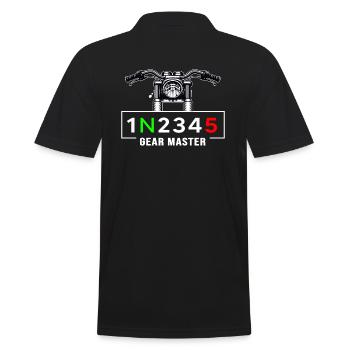 Moto motard Motard Motard Motard Moto Tour - Polo Homme - noir - Dos - Kai (181cm)