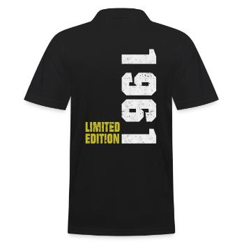 Édition limitée 1961 Born Birthday Sayings - Polo Homme - noir - Dos - Kai (181cm)