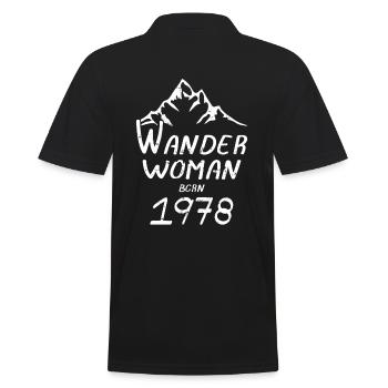 Anniversaire 1978 Née Femmes Sport Randonnée - Polo Homme - noir - Dos - Kai (181cm)