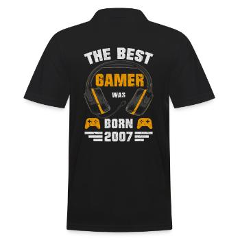 Gaming Birthday Gamer 2007 Born Cadeau - Polo Homme - noir - Dos - Kai (181cm)