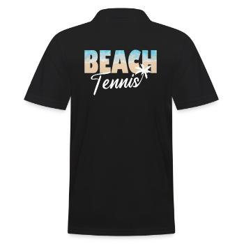 Tennis de plage - Polo Homme - noir - Dos - Kai (181cm)