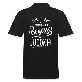 Judo Bogosse judoka judo - Polo Homme - noir - Dos - Kai (181cm)