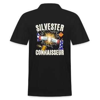 Pyro Connoisseur - Men's Polo Shirt - black - Back - Kai (181cm)