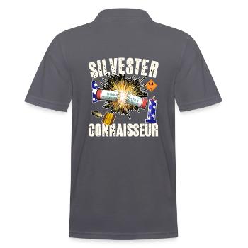 Pyro Connaisseur - Männer Poloshirt - Anthrazit - Hinten - Nico (186cm)