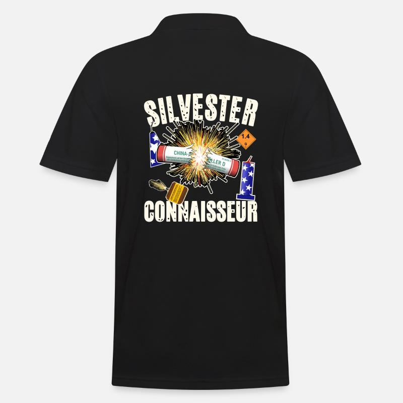 Pyro Connaisseur - Männer Poloshirt - Schwarz