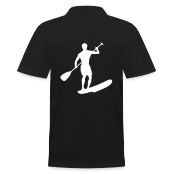 Conception de l’athlète SUP - Polo Homme - noir - Dos - Kai (181cm)