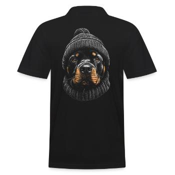 Rottweiler Bobble Hat Chien Chien Rottie - Polo Homme - noir - Dos - Kai (181cm)