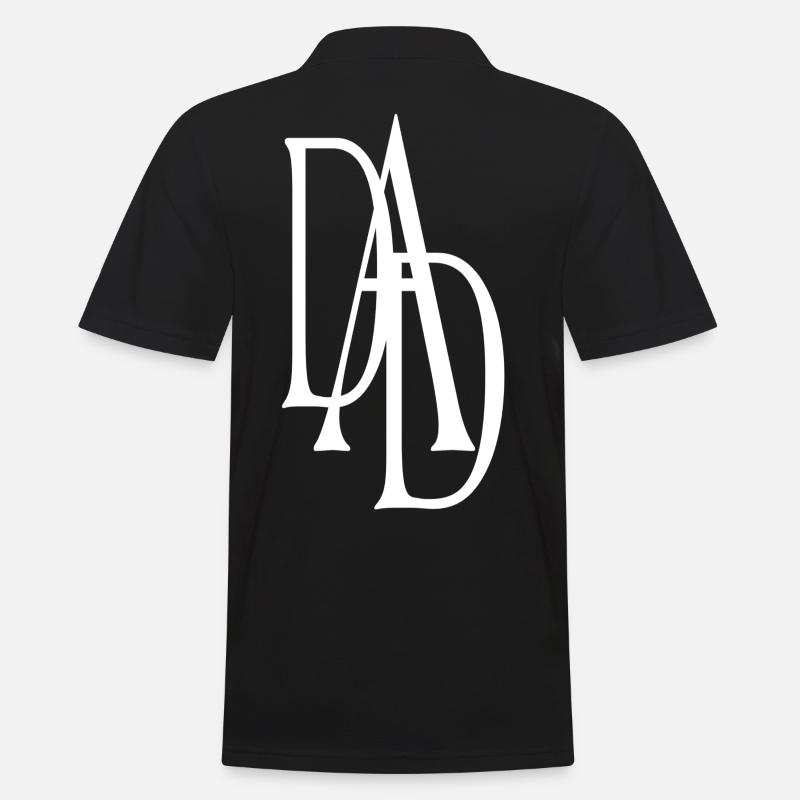 DAD - Männer Poloshirt - Schwarz