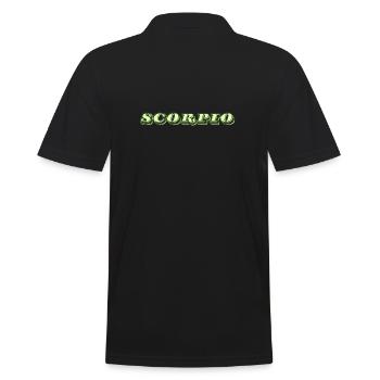 Logo "Scorpion" - Polo Homme - noir - Dos - Kai (181cm)