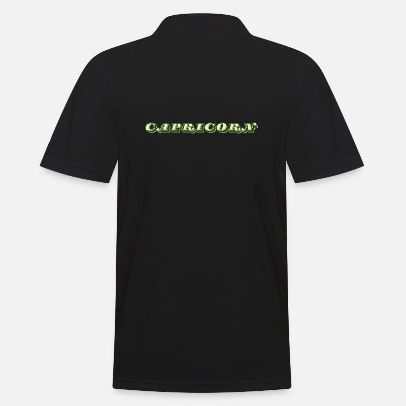Logo "Capricorne" - Polo Homme - noir