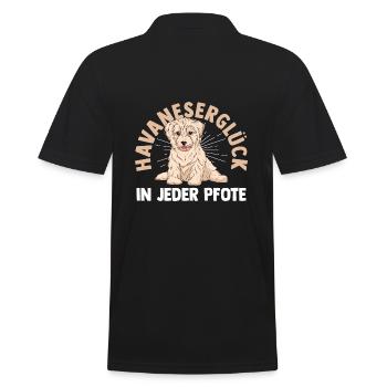 Chien Bichon Havanais - Polo Homme - noir - Dos - Kai (181cm)