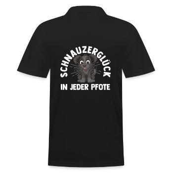 Chien Schnauzer Schnauzer géant - Polo Homme - noir - Dos - Kai (181cm)