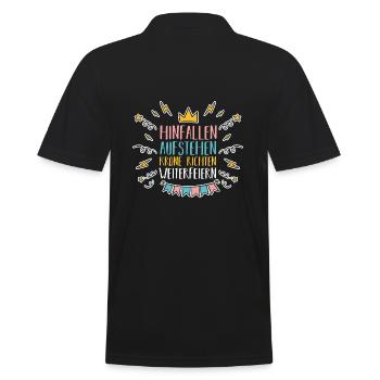Costume de carnaval Carnaval - Polo Homme - noir - Dos - Kai (181cm)