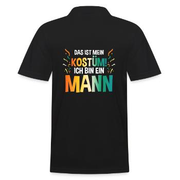 Jecken Carnival Carnival - Men's Polo Shirt - black - Back - Kai (181cm)