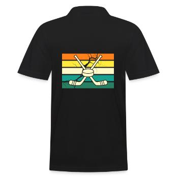 Joueurs de hockey sur glace Hockey sur glace - Polo Homme - noir - Dos - Kai (181cm)