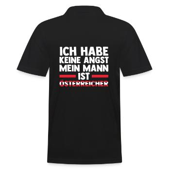 Austrians Austria - Men's Polo Shirt - black - Back - Kai (181cm)