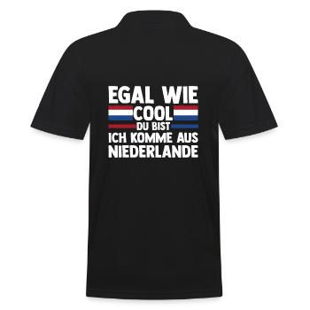Pays-Bas Pays-Bas Pays-Bas - Polo Homme - noir - Dos - Kai (181cm)