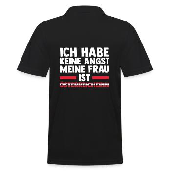 Austrians Austria - Men's Polo Shirt - black - Back - Kai (181cm)