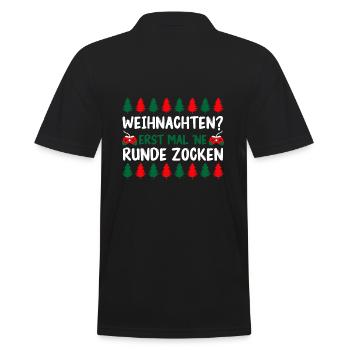 Père Noël Gaming Noël Noël - Polo Homme - noir - Dos - Kai (181cm)