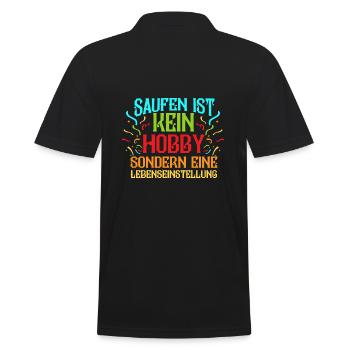 Costume de carnaval Bière Carnaval Carnaval - Polo Homme - noir - Dos - Kai (181cm)