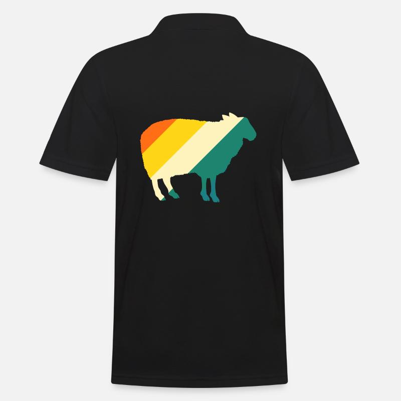 Schäfer Schaf - Männer Poloshirt - Schwarz
